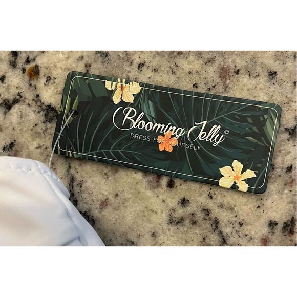 Blooming Jelly Tummy Control Swimsuits Slimming Bathing Suit Ruffle V Neck - Picture 6 of 7